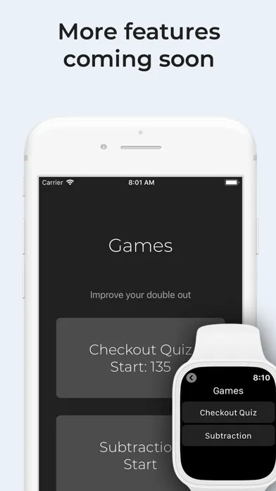 Darts Checkout on watch স্ক্রিনশট