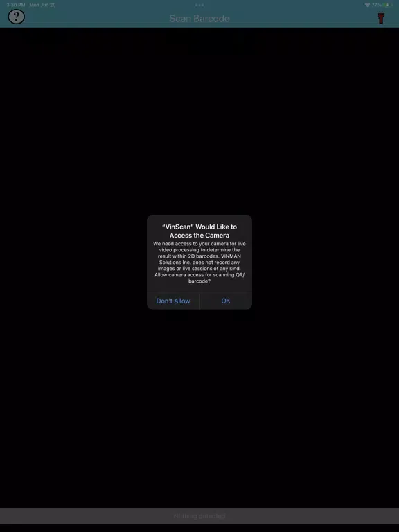 VinScan iPad  Screenshots