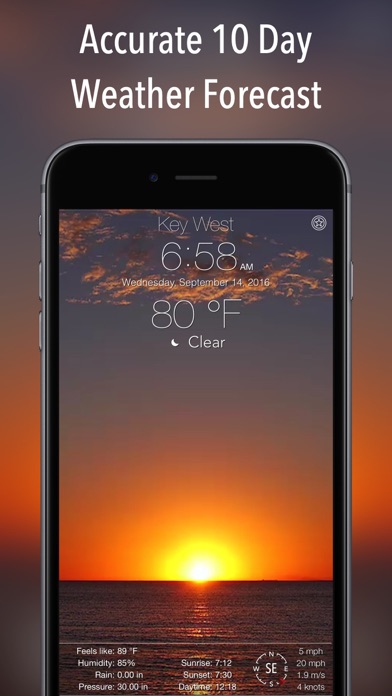 Ảnh chụp màn hình của 14 Day Weather Forecast Pro