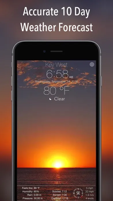 Tangkapan skrin 14 Day Weather Forecast Pro