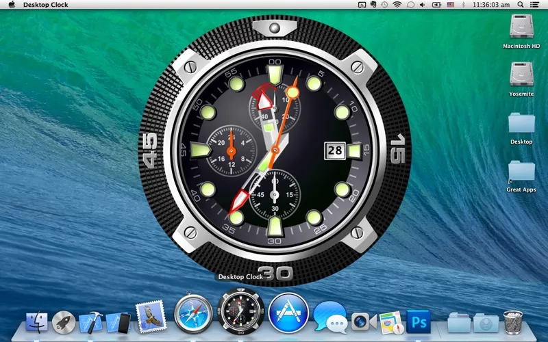 Desktop Clock +应用截图