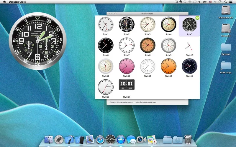 Desktop Clock +应用截图