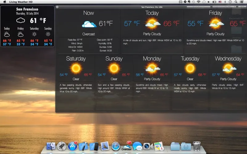 Living Weather & Wallpapers HD স্ক্রিনশট