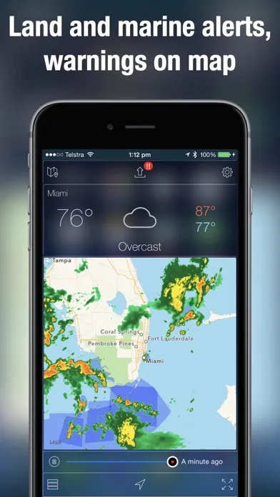 Capturas de tela do Doppler Radar Map Live Pro