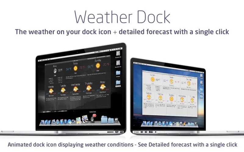 Weather Dock: Desktop forecast スクリーンショット