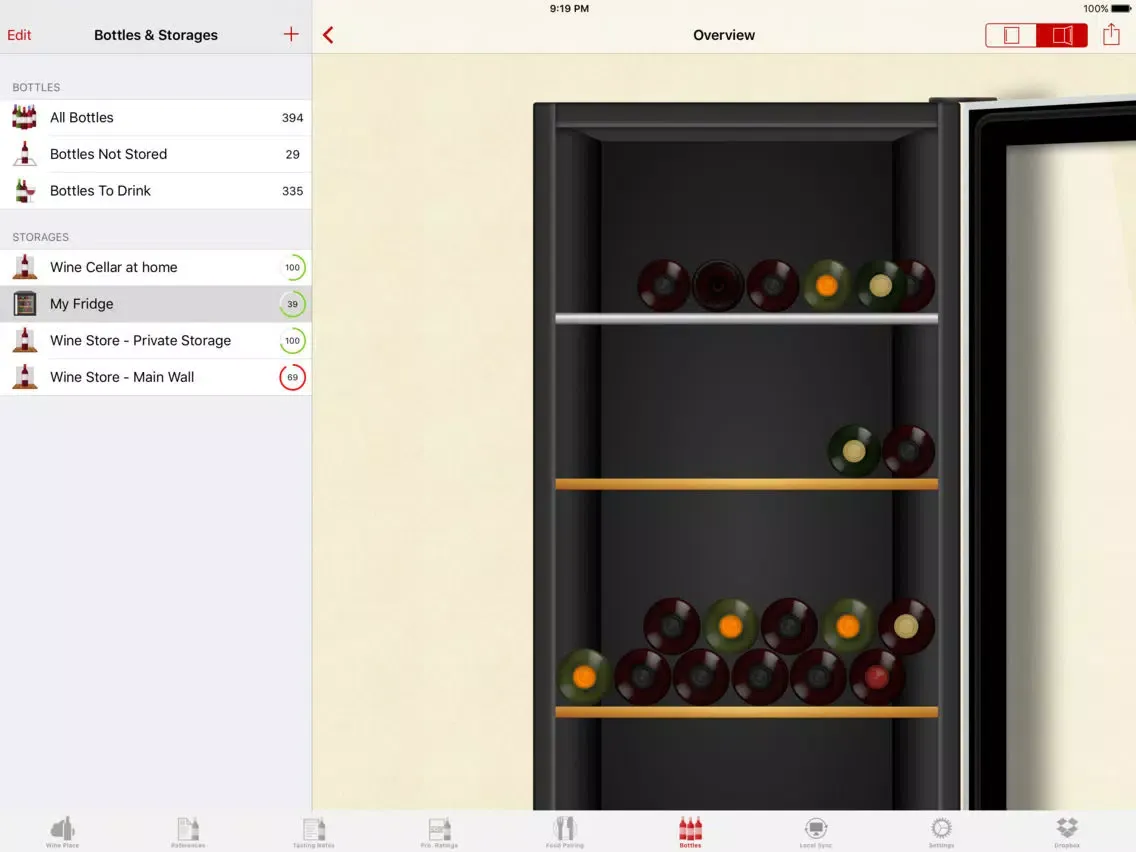 Vinoteka iPad  Screenshots