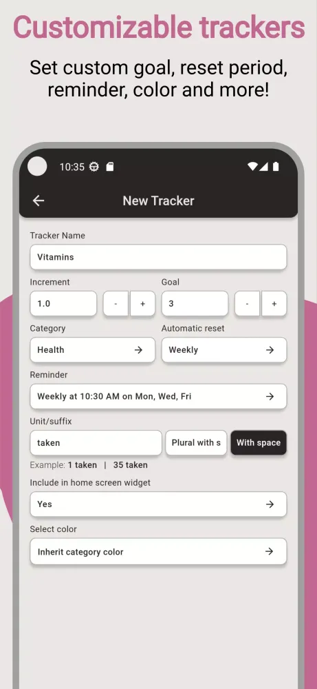Tally Counter & Tracker daily Screenshots
