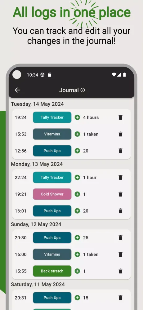 Tally Counter & Tracker daily Screenshots