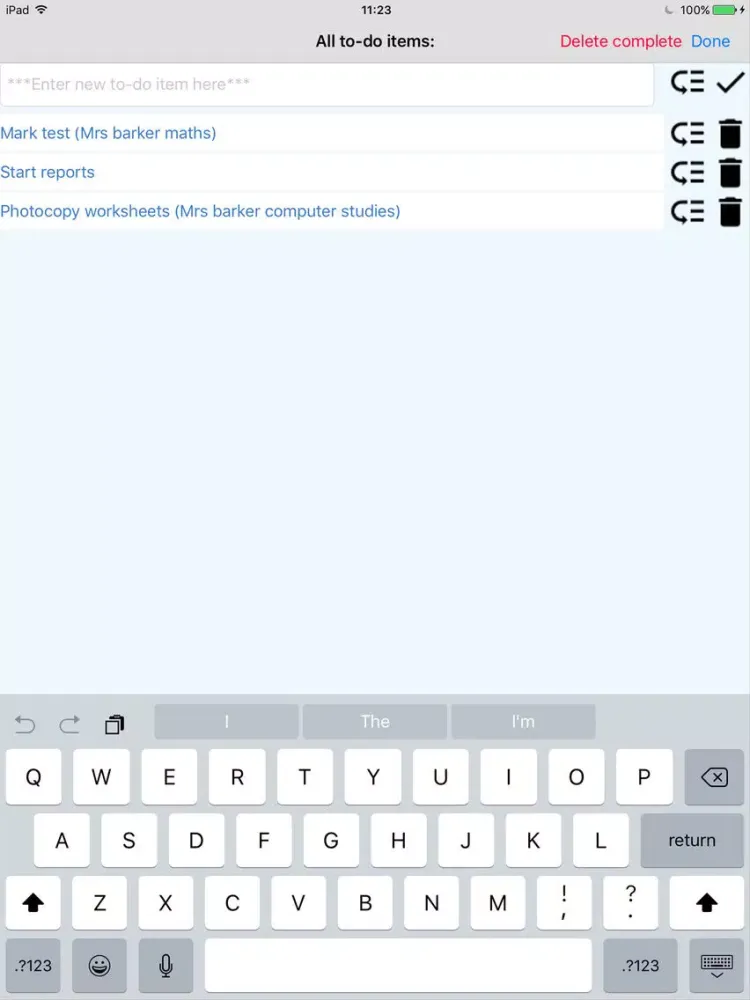 Student Homework Planner Pro iPad  スクリーンショット