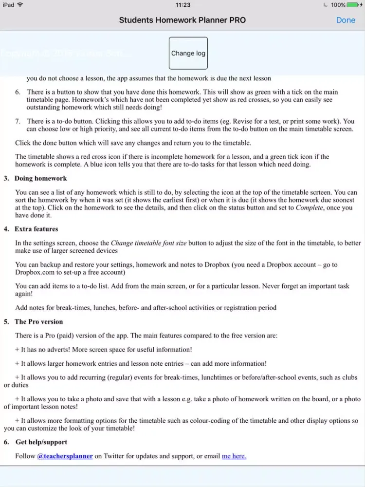 Student Homework Planner Pro iPad  スクリーンショット