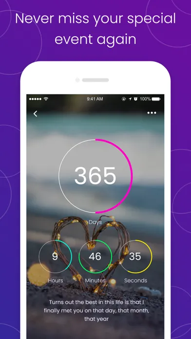 The Countdown: day counter app سکرین شاٹس