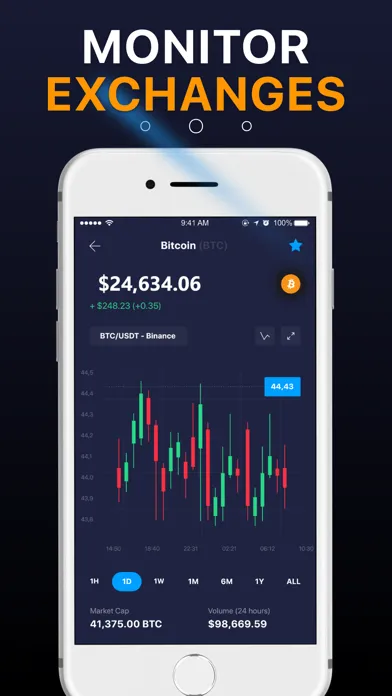 Realtime Crypto Market Tracker Screenshots