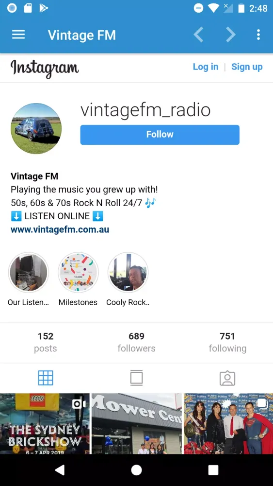 Vintage FM スクリーンショット