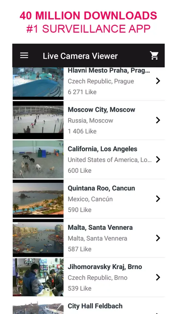 Capturas de pantalla de Live Camera Viewer