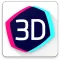 3D Hologram Background