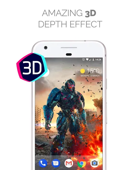 تصاویر 3D Hologram Background
