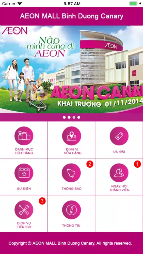 AEON MALL BINH DUONG CANARY Ekran Görüntüleri
