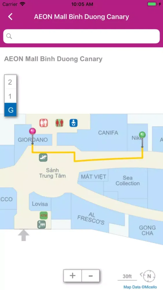 AEON MALL BINH DUONG CANARY Ekran Görüntüleri