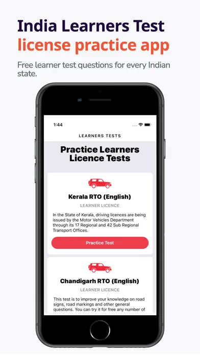 Learners Test Ekran Görüntüleri