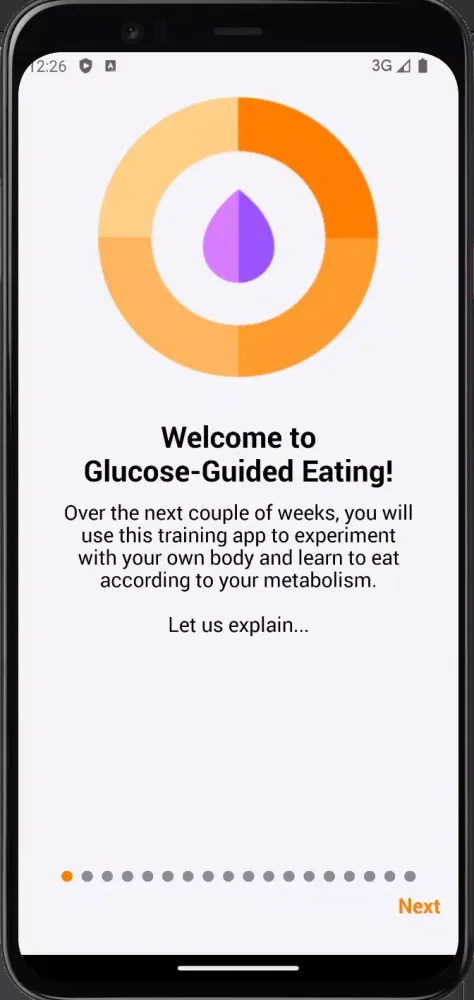 Glucose Guided Eating Ekran Görüntüleri