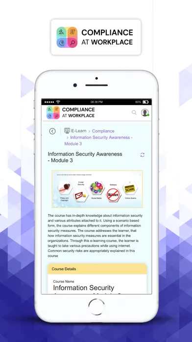 Compliance at Workplace Screenshots