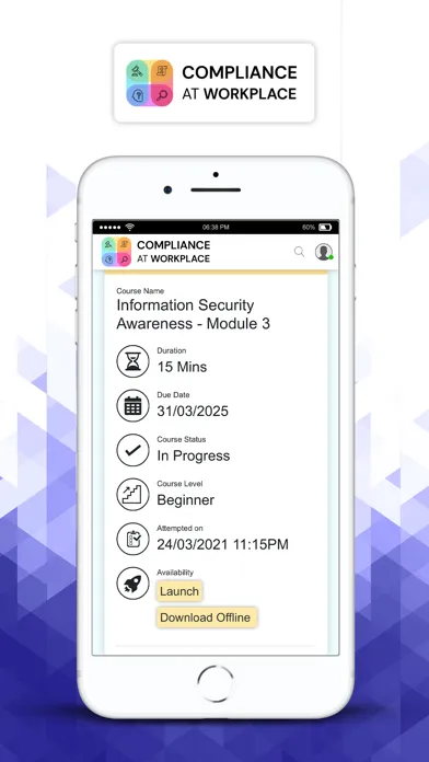 Compliance at Workplace Screenshots