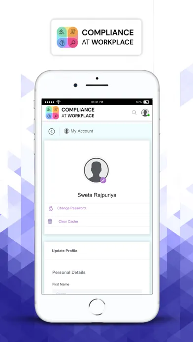 Compliance at Workplace Screenshots