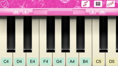 Screenshot di A Hot Pink Piano - Play Music
