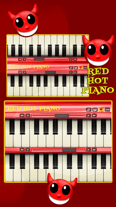 Ảnh chụp màn hình của A Red Hot Piano - Play Music
