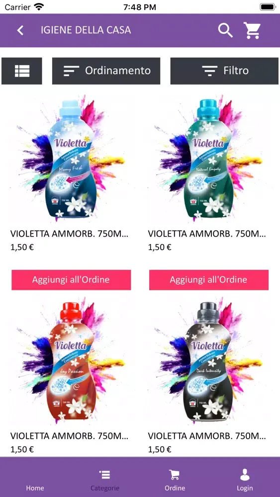 ภาพหน้าจอของ Violetta Shop