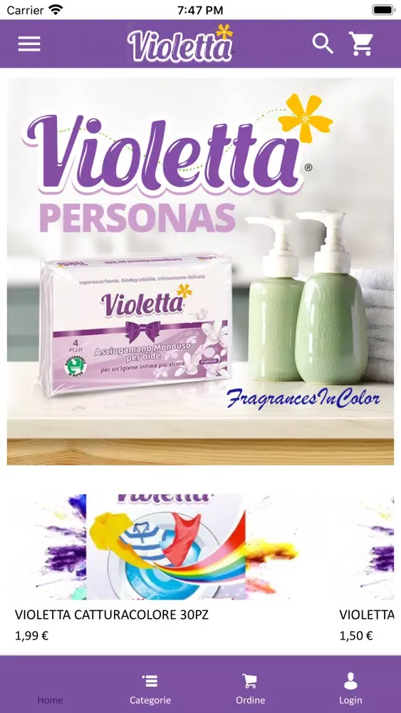 ภาพหน้าจอของ Violetta Shop