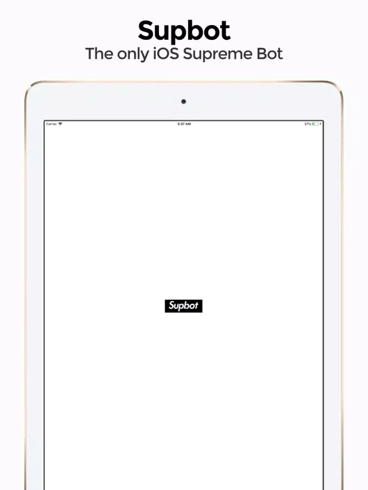 Supbot - Supreme Bot iPad 應用截圖
