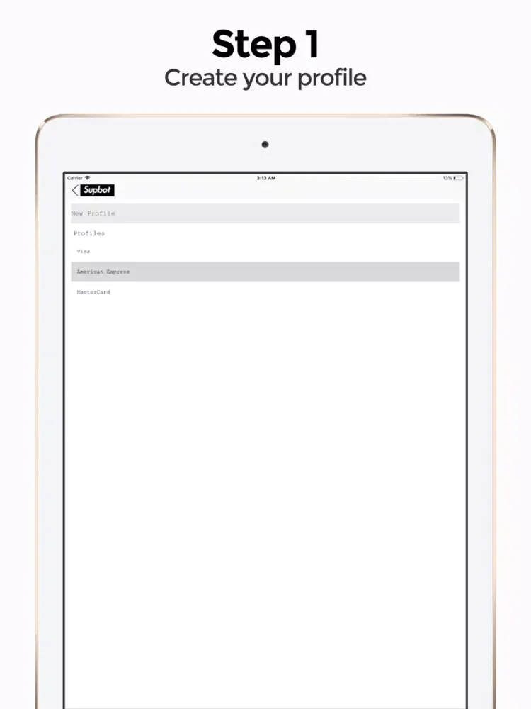 Supbot - Supreme Bot iPad 應用截圖