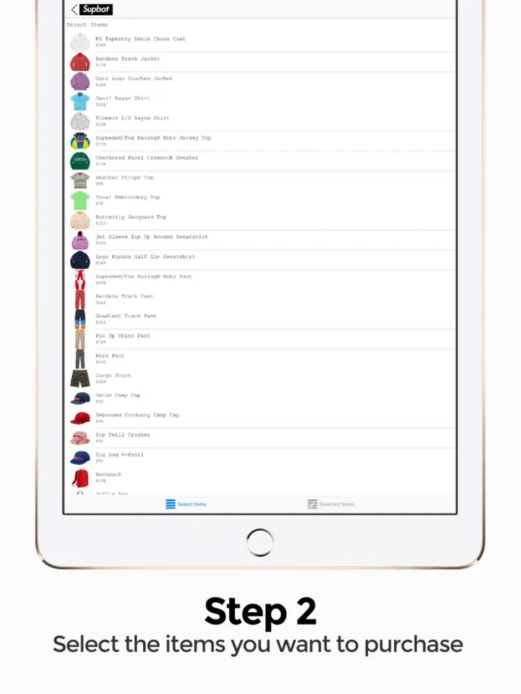 Supbot - Supreme Bot iPad 應用截圖