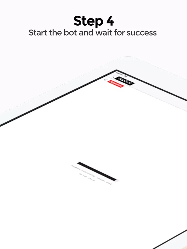 Supbot - Supreme Bot iPad 應用截圖