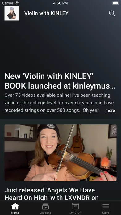 Ảnh chụp màn hình của Violin with KINLEY