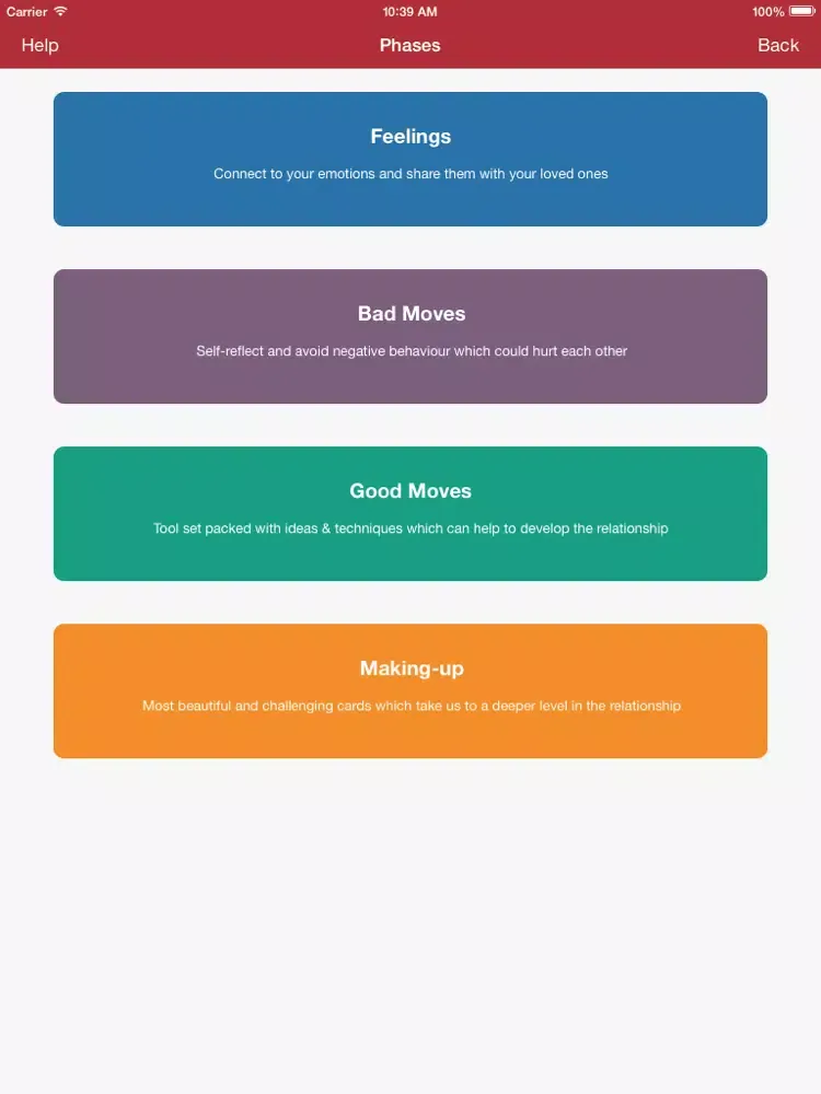Скриншоты CoupleCards iPad 
