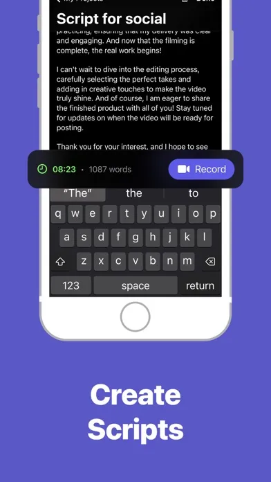 Teleprompter & Script Writing應用截圖