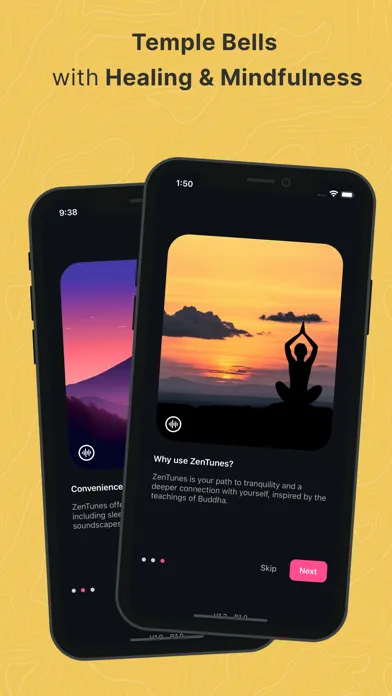 Temple Bells: Mindfulness, Zen سکرین شاٹس
