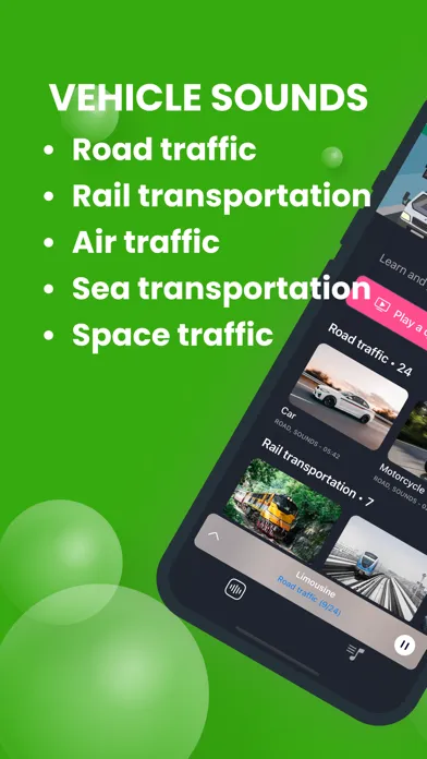 Vehicle Sounds: Learn & Quiz应用截图