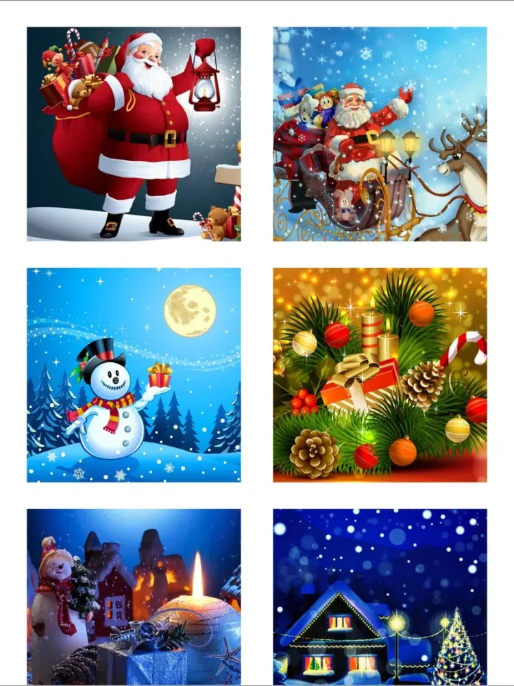 Christmas Photo Sliding Puzzle iPad  स्क्रीनशॉट