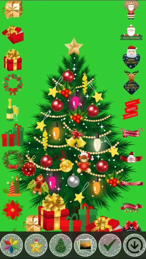 Capturas de pantalla de Christmas Tree Decorations Greetings