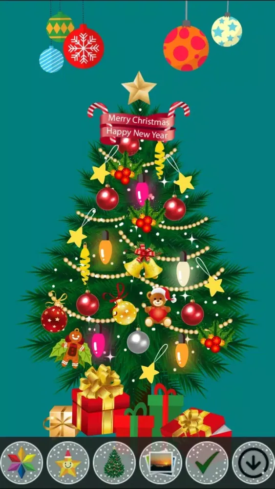 Capturas de pantalla de Christmas Tree Decorations Greetings