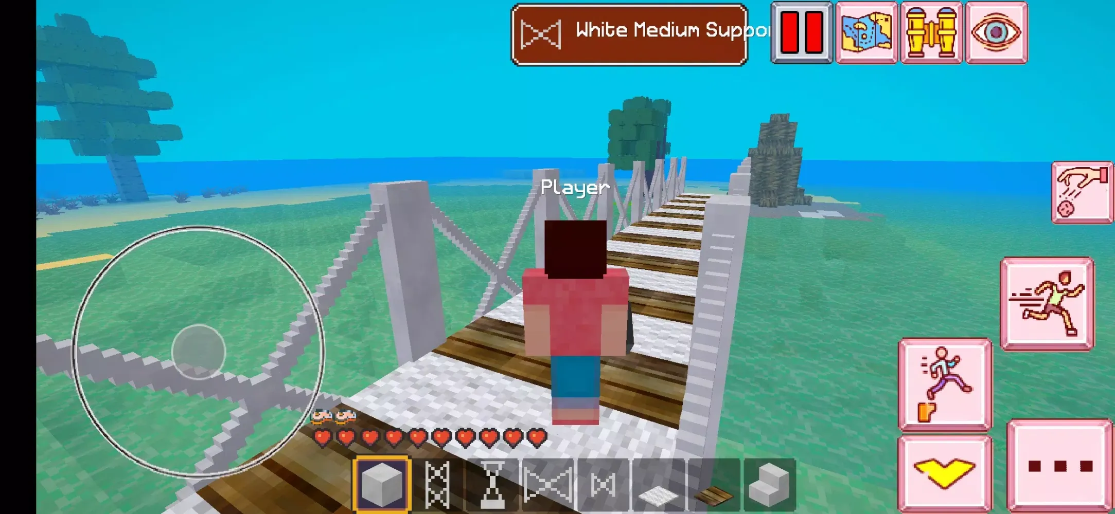 ภาพหน้าจอของ VIP MiniCraft Bridge Builder