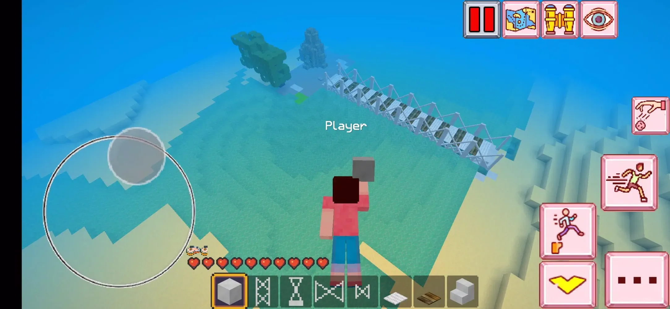 ภาพหน้าจอของ VIP MiniCraft Bridge Builder