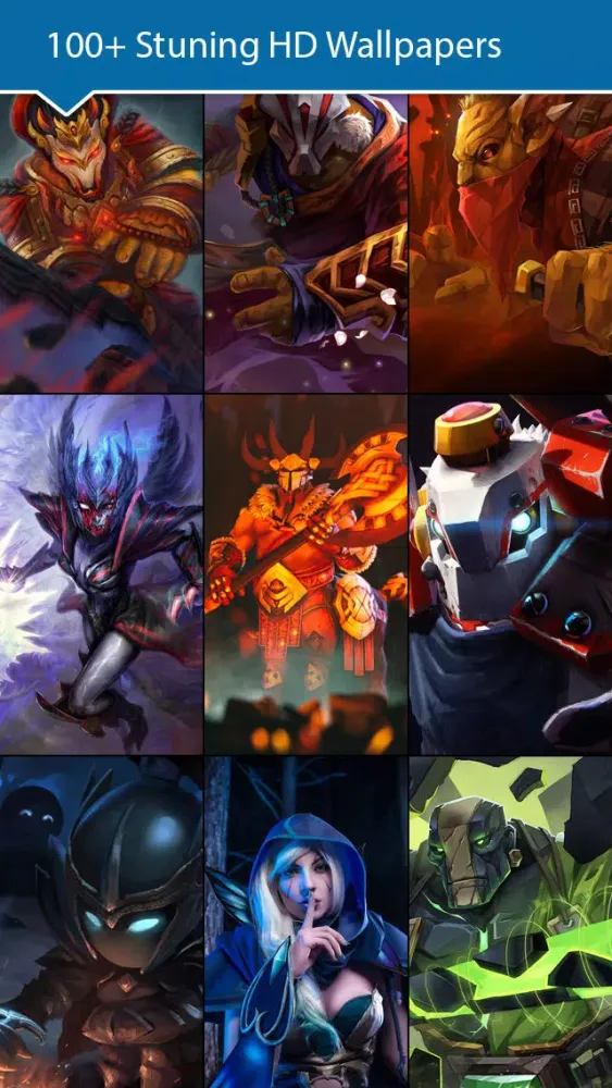 Скриншоты HD Wallpapers and Backgrounds Free For DOTA-Fan Edition : Unofficial Version