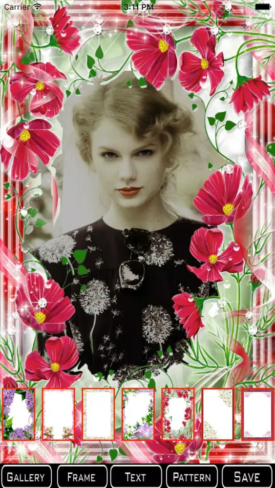 Flower Photo Frames Maker應用截圖