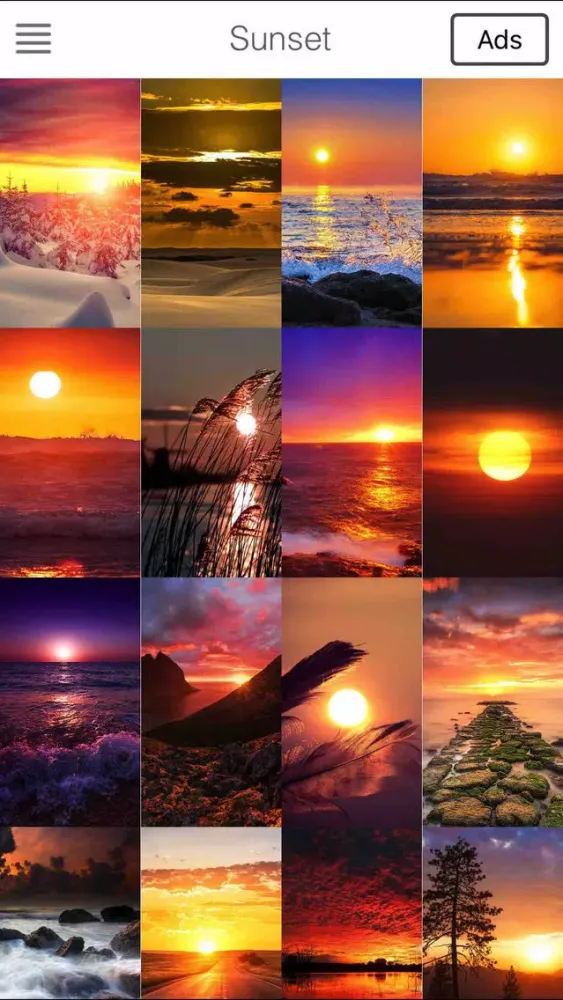 Ảnh chụp màn hình của HD Wallpapers for Sunset