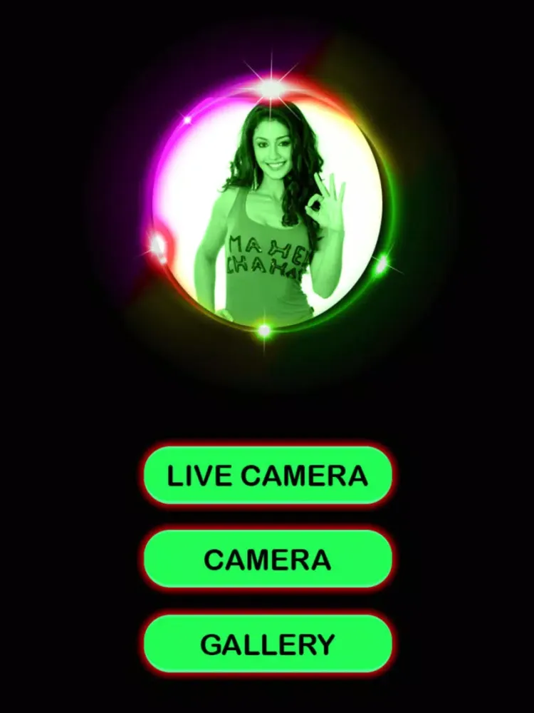 Luminous effects - Add Lighting Stickers on Photos iPad  Screenshots