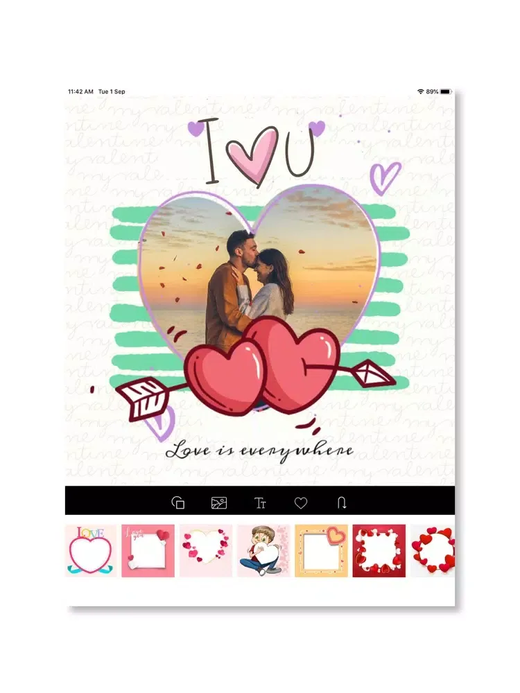 Capturas de tela do Love Poster Design Maker iPad 